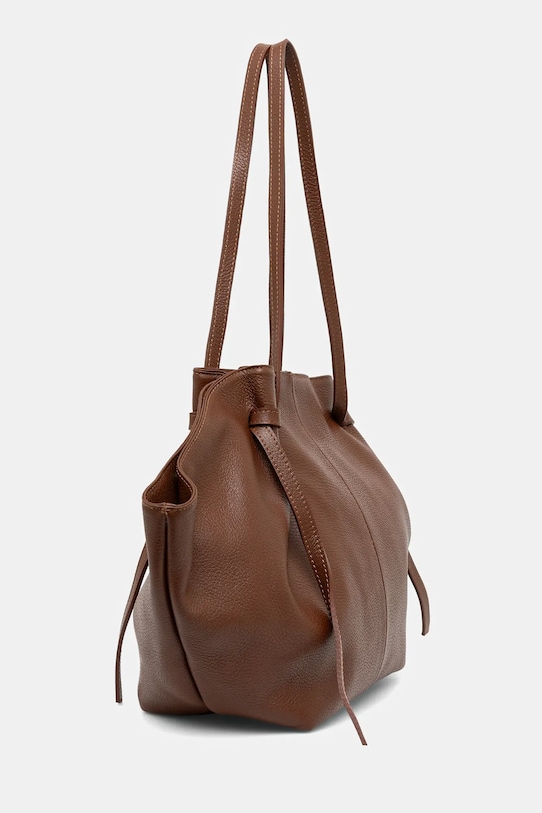 Answear.LAB torebka skórzana 1427.hak brązowy WS26