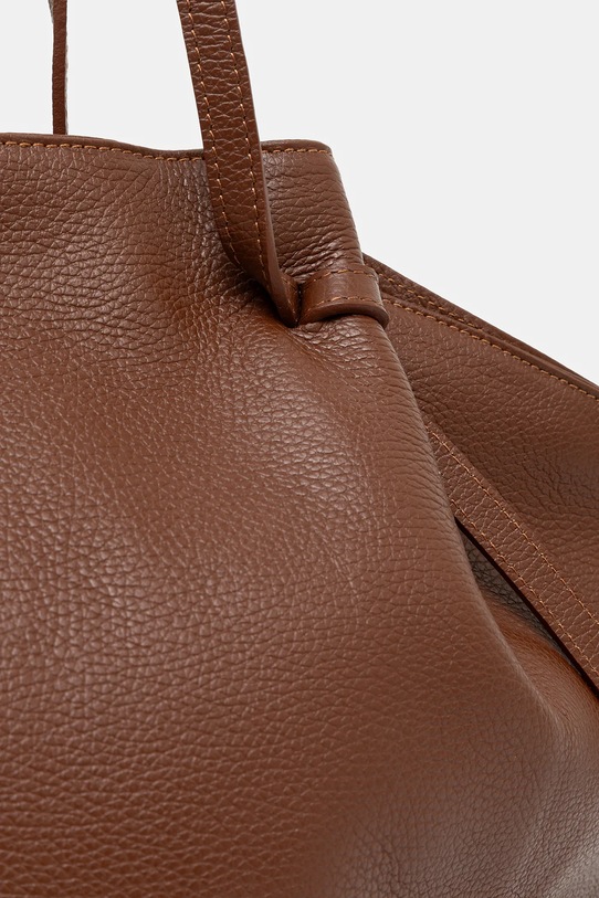 Kožená kabelka Answear.LAB hnědá 1427.hak