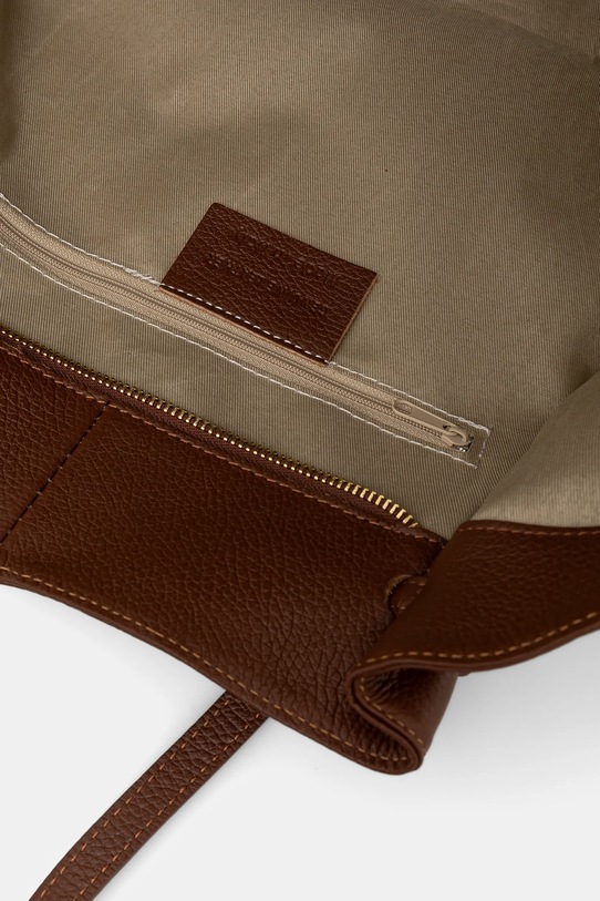 Kožená kabelka Answear.LAB 1427.hak hnědá