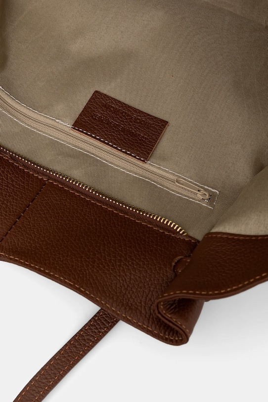 Answear.LAB torebka skórzana 1427.hak brązowy