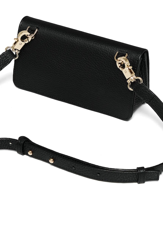 Akcesoria Bonded by Answear.LAB & LOBOS torebka skórzana CAPRI czarny