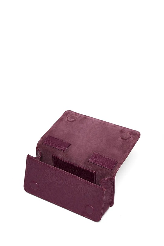 Bonded by Answear.LAB & LOBOS torebka skórzana bordowy MIDI CAPRI 2.0