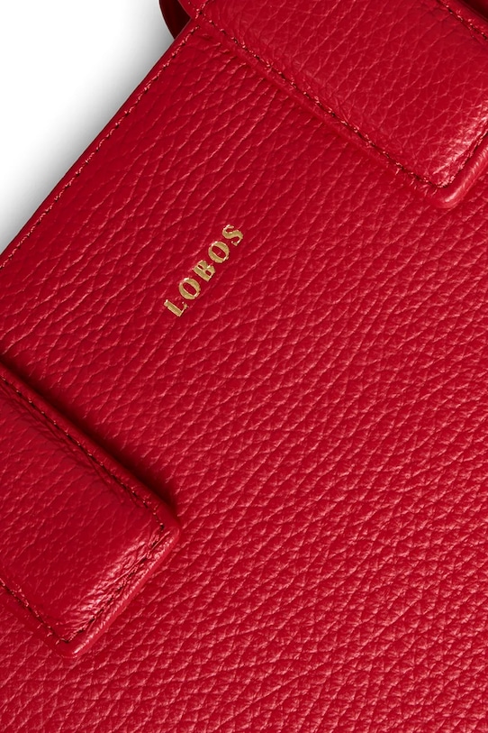 Bonded by Answear.LAB & LOBOS torebka skórzana MIDI Q z przypinką BOW