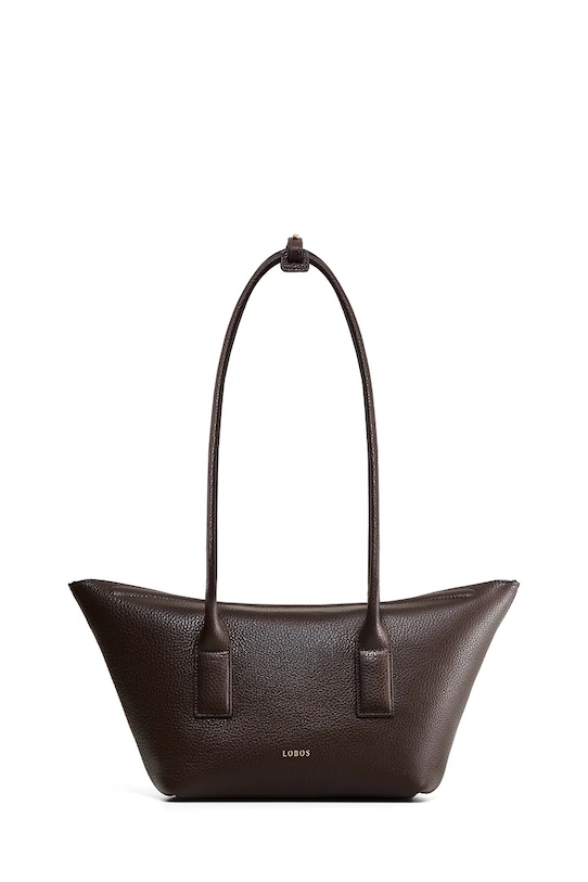 Bonded by Answear.LAB & LOBOS torebka skórzana BOLOGNA brązowy WS26