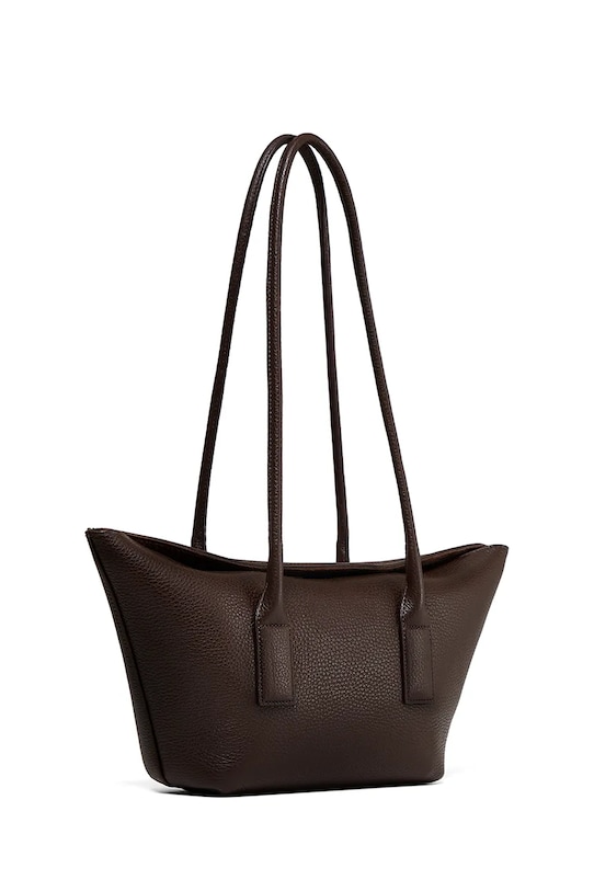 Akcesoria Bonded by Answear.LAB & LOBOS torebka skórzana BOLOGNA brązowy