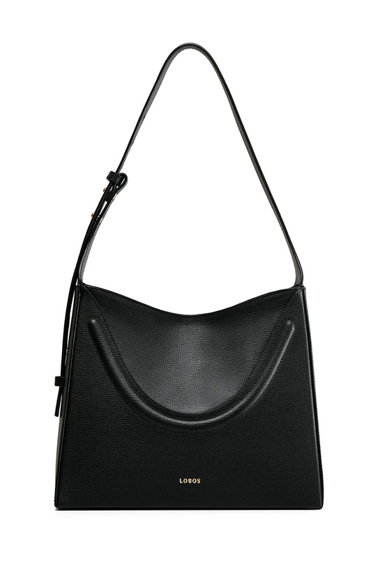 Bonded by Answear.LAB & LOBOS torebka zamszowa BERGAMO czarny WS26