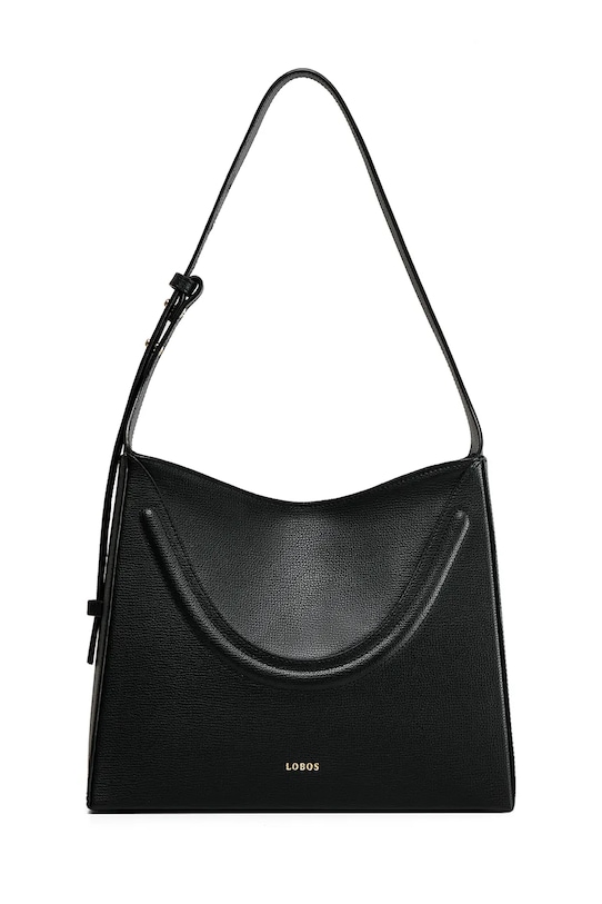 Bonded by Answear.LAB & LOBOS torebka zamszowa BERGAMO czarny WS26