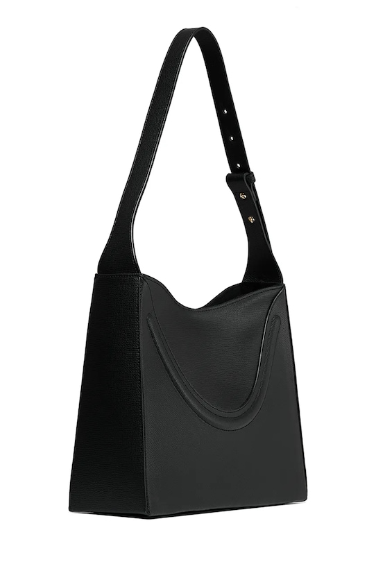 Akcesoria Bonded by Answear.LAB & LOBOS torebka zamszowa BERGAMO czarny