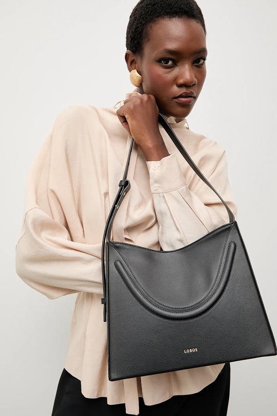 Bonded by Answear.LAB & LOBOS torebka zamszowa BERGAMO