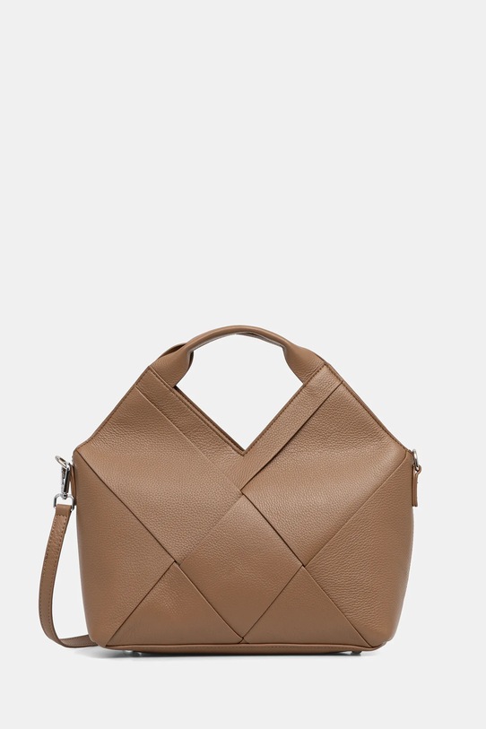 Кожаная сумочка Answear.LAB кожа бежевый QL.2.cjk