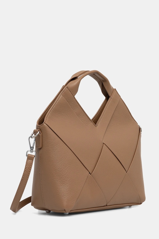 Kožená kabelka Answear.LAB QL.2.cjk béžová WS26