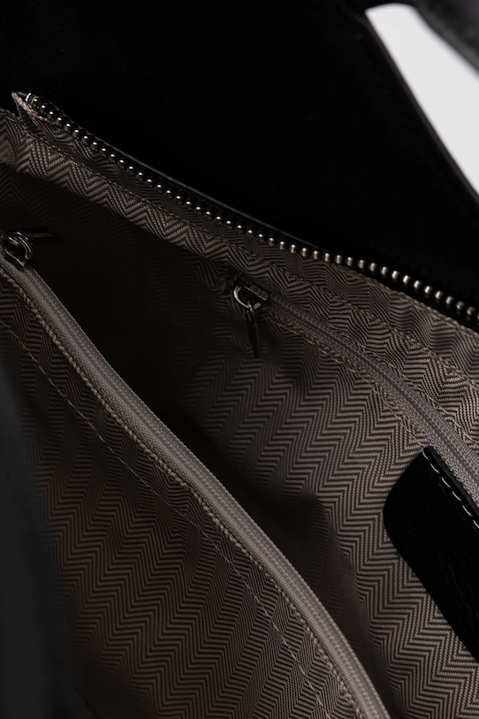 Кожена чанта Answear.LAB QL.2.cjk черен