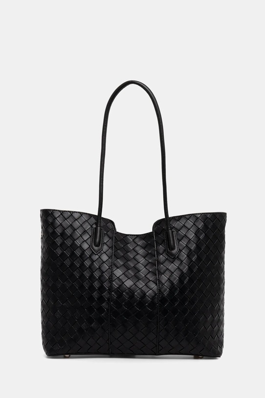 Answear.LAB torebka skórzana skóra licowa czarny QL-11.cjk