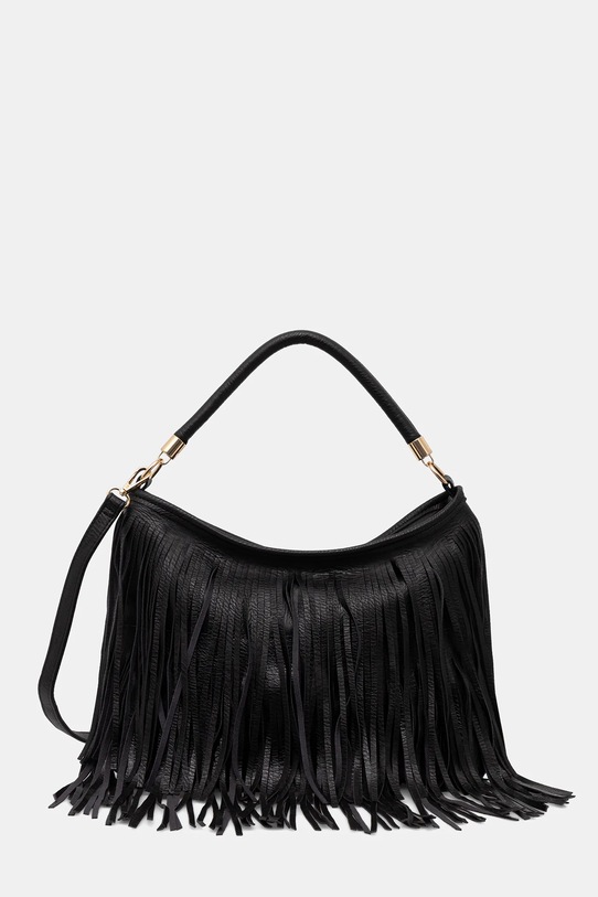 Kabelka Answear.LAB jednofarebný čierna LO.4.cjk