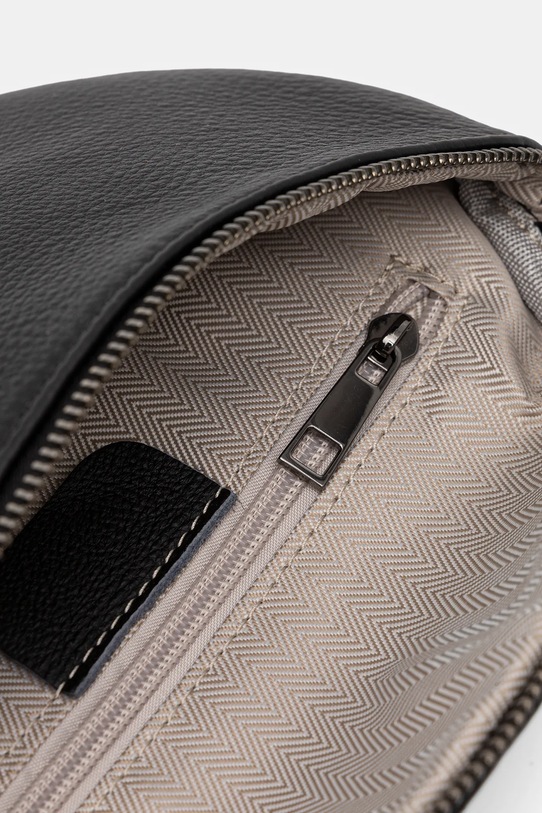 Кожаная сумка на пояс Answear.LAB чёрный AN.2.cjk