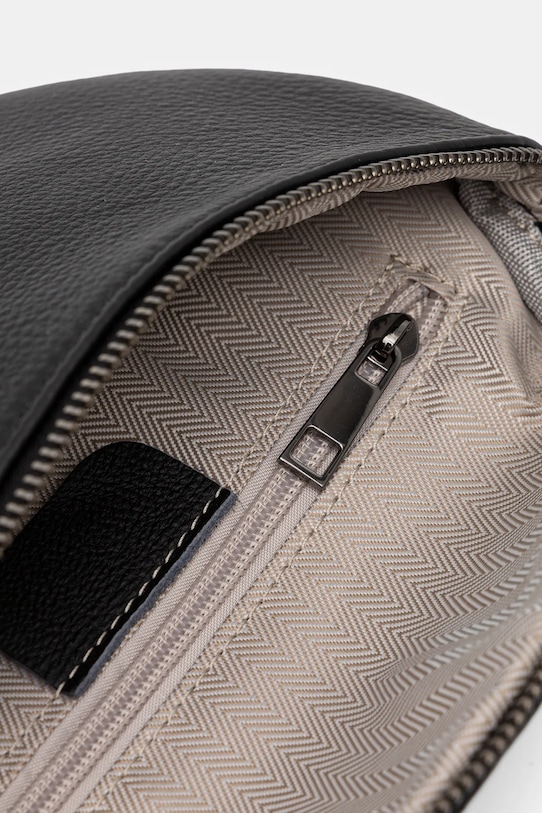 Кожаная сумка на пояс Answear.LAB чёрный AN.2.cjk