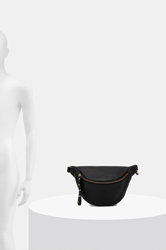 Кожаная сумка на пояс Answear.LAB AN.1A.cjk чёрный