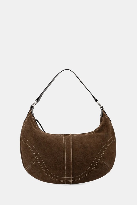 Answear.LAB torebka zamszowa nie mieści A4 brązowy YY.1.cjk