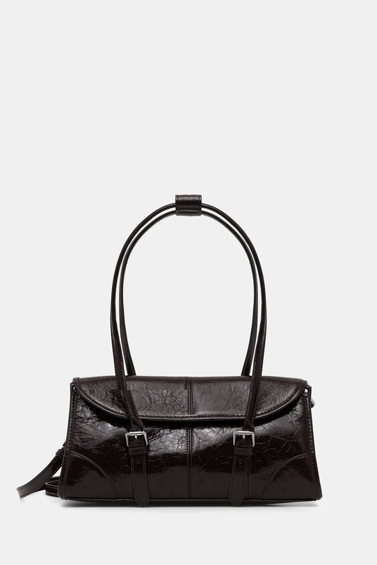 Answear.LAB torebka skórzana skóra licowa bordowy YQ.10.cjk