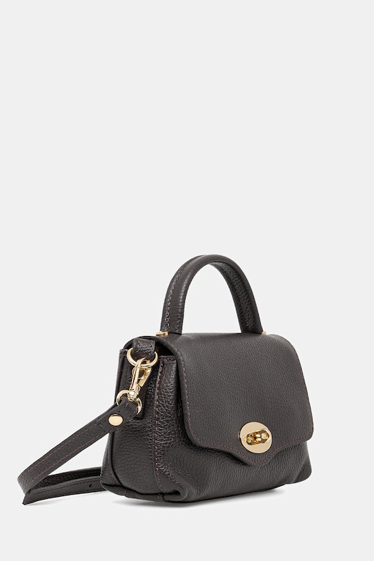 Answear.LAB torebka skórzana 9966.isr brązowy WS26