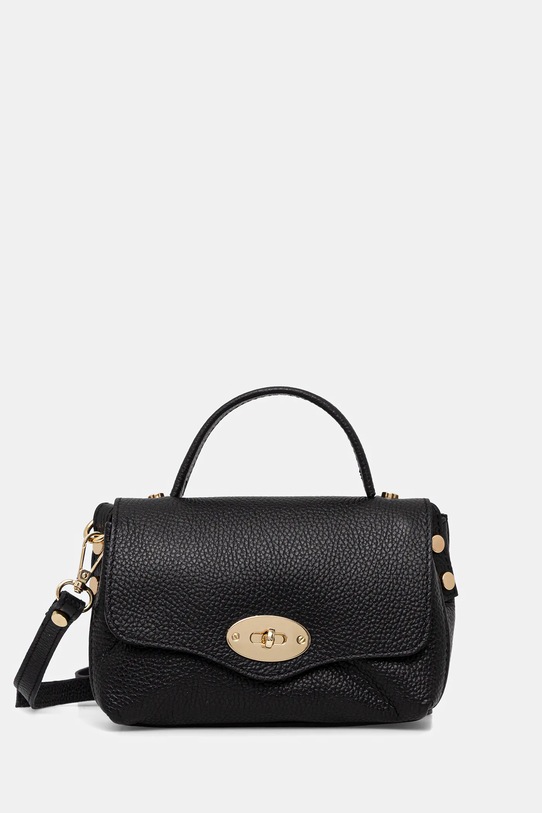 Answear.LAB torebka skórzana skóra licowa czarny 9966.isr