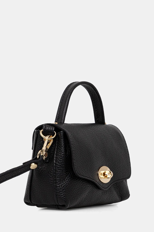 Answear.LAB torebka skórzana 9966.isr czarny WS26