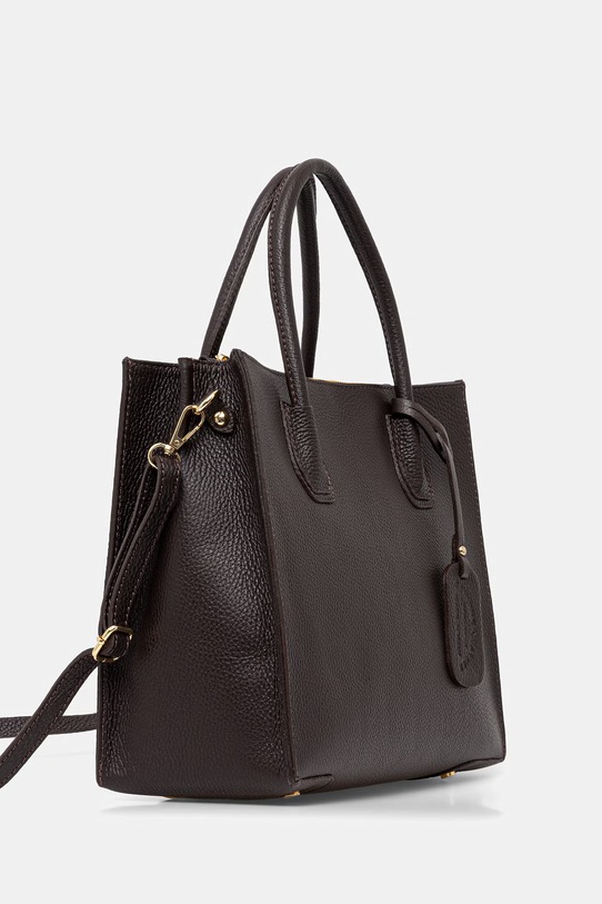 Answear.LAB torebka skórzana 846.isr brązowy WS26