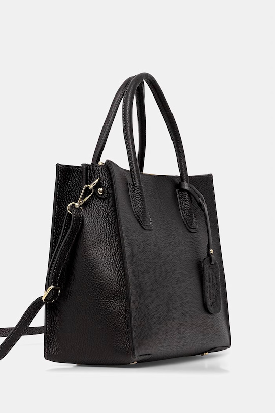 Answear.LAB torebka skórzana 846.isr czarny WS26