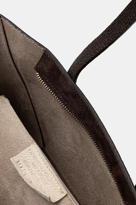 Answear.LAB torebka skórzana c00079.ISR brązowy