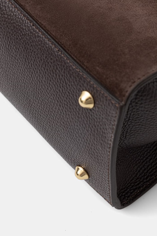 Answear.LAB torebka zamszowa brązowy c00062.ISR