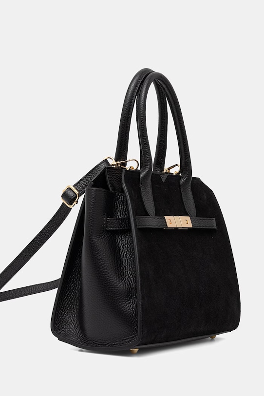 Answear.LAB torebka zamszowa c00062.ISR czarny WS26