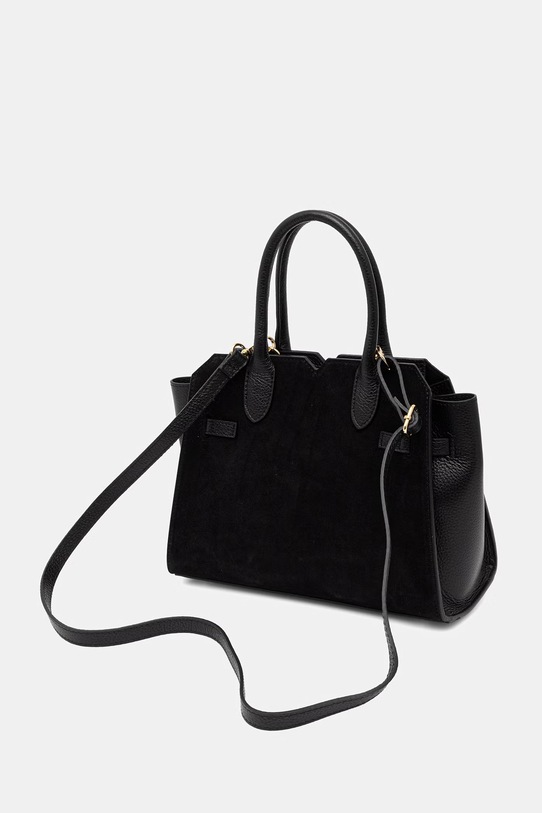 Akcesoria Answear.LAB torebka zamszowa c00062.ISR czarny