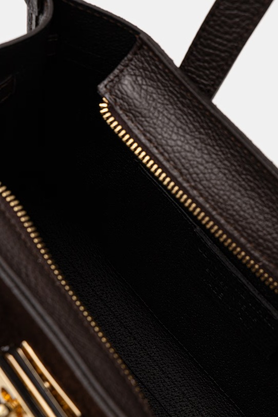 Answear.LAB torebka skórzana c00081.ISR brązowy