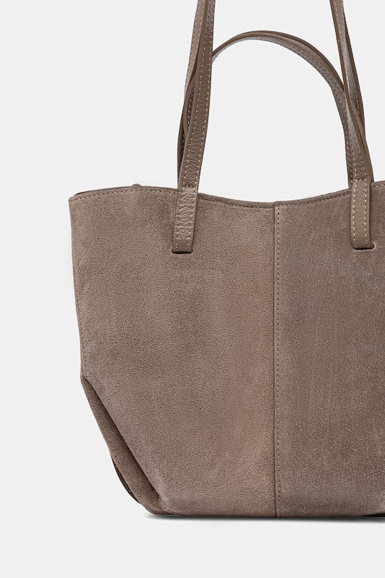 Akcesoria Answear.LAB torebka zamszowa c0003-picolino.ISR brązowy