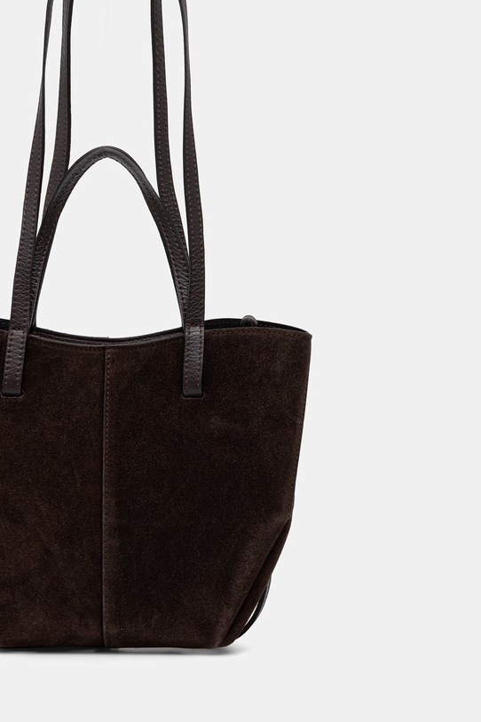 Akcesoria Answear.LAB torebka zamszowa c0003-picolino.ISR brązowy