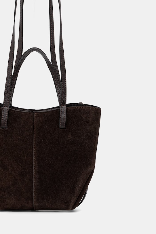 Akcesoria Answear.LAB torebka zamszowa c0003-picolino.ISR brązowy