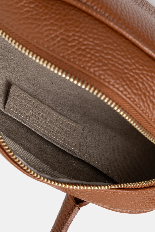 Answear.LAB torebka skórzana a00057.ISR brązowy