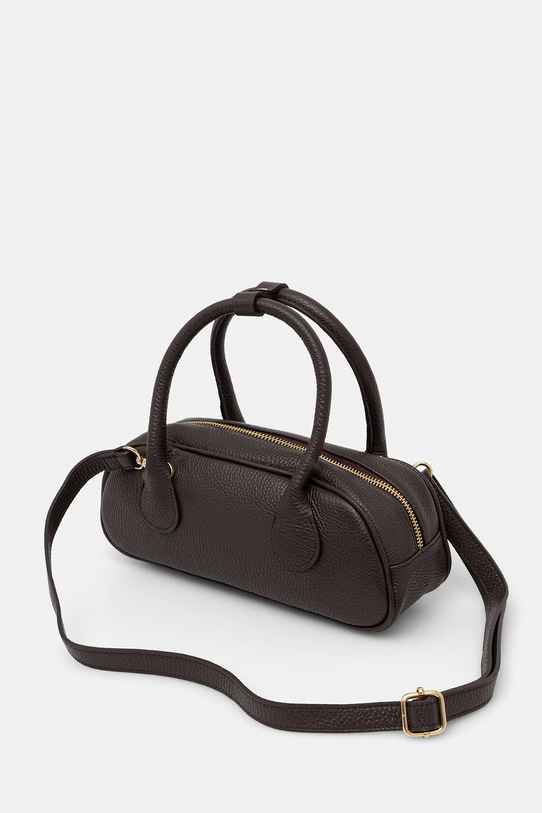 Akcesoria Answear.LAB torebka skórzana a00057.ISR brązowy