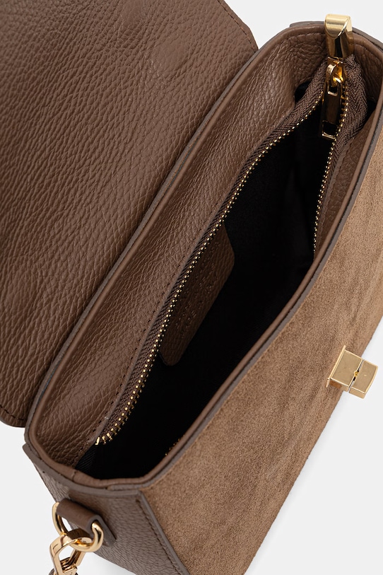 Answear.LAB torebka skórzana a00074.ISR brązowy