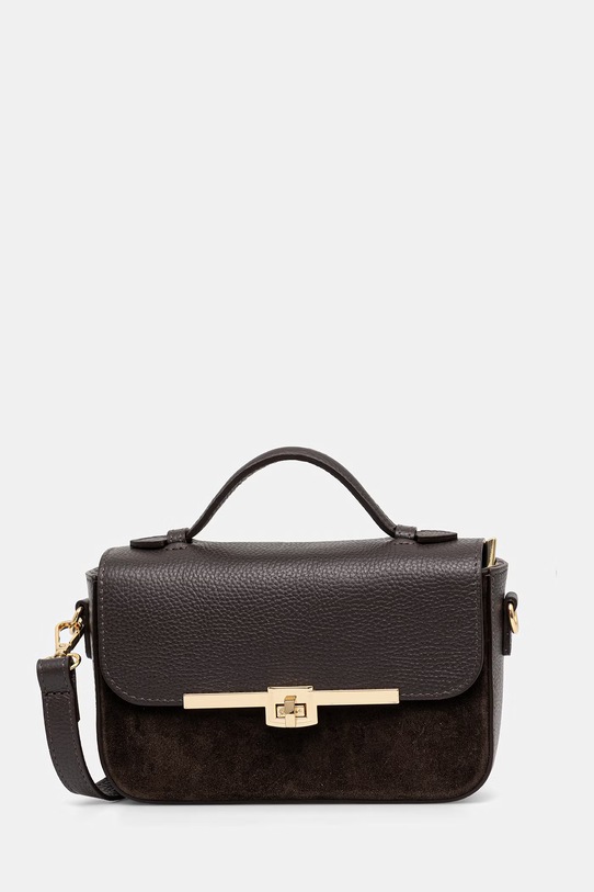 Answear.LAB torebka skórzana skóra licowa brązowy a00074.ISR