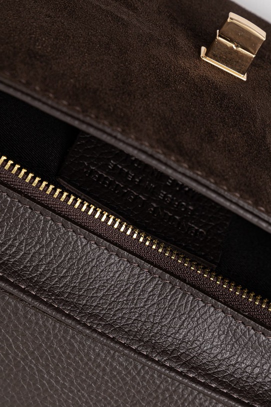 Answear.LAB torebka skórzana a00074.ISR brązowy