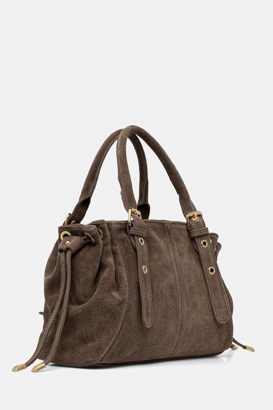 Answear.LAB torebka zamszowa c00058.ISR brązowy WS26