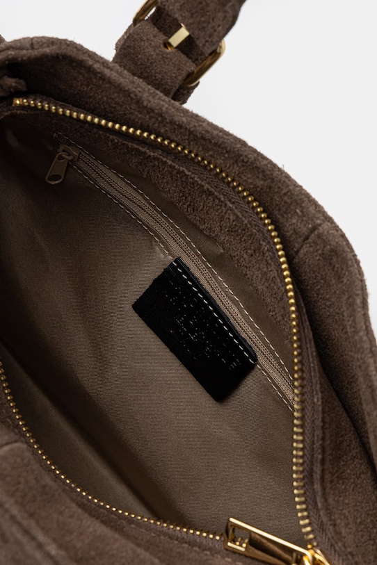 Answear.LAB torebka zamszowa c00058.ISR brązowy