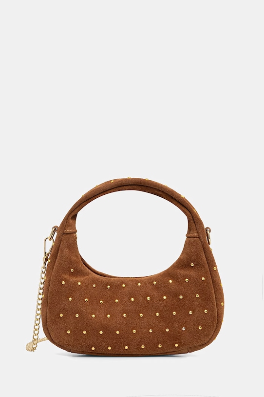 Semišová kabelka Answear.LAB semišová kůže hnědá c00078.ISR