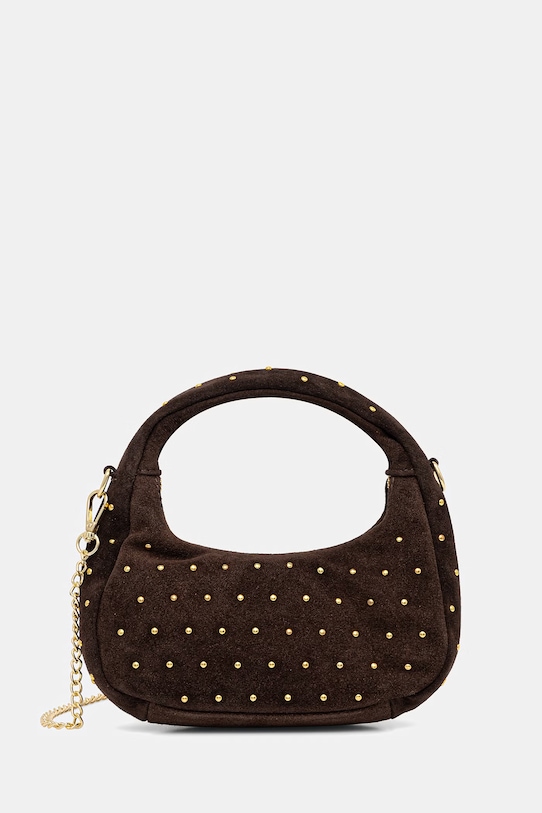 Велурена чанта Answear.LAB велур кафяв c00078.ISR