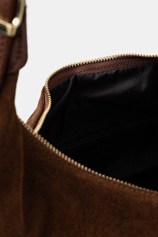 Answear.LAB torebka zamszowa mlp134h03.isr brązowy