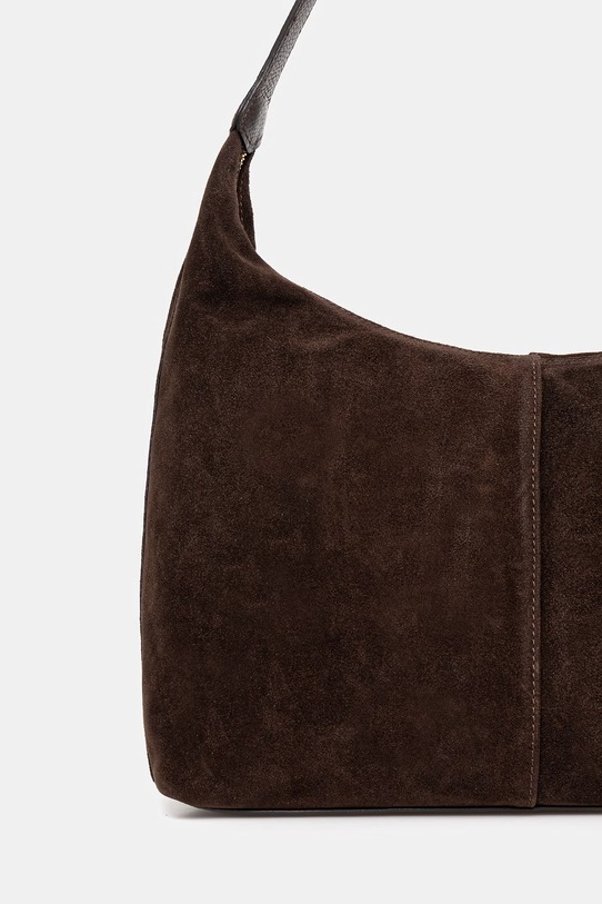 Akcesoria Answear.LAB torebka zamszowa mlp134h03.isr brązowy