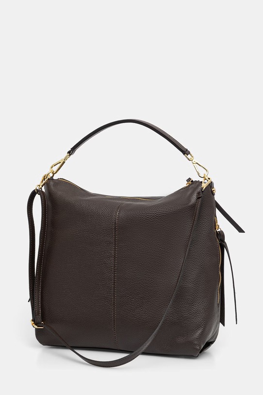 Akcesoria Answear.LAB torebka damska skórzana WS26-TOD088 brązowy