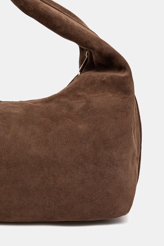 Akcesoria Answear.LAB torebka zamszowa mbp133ho3.isr brązowy