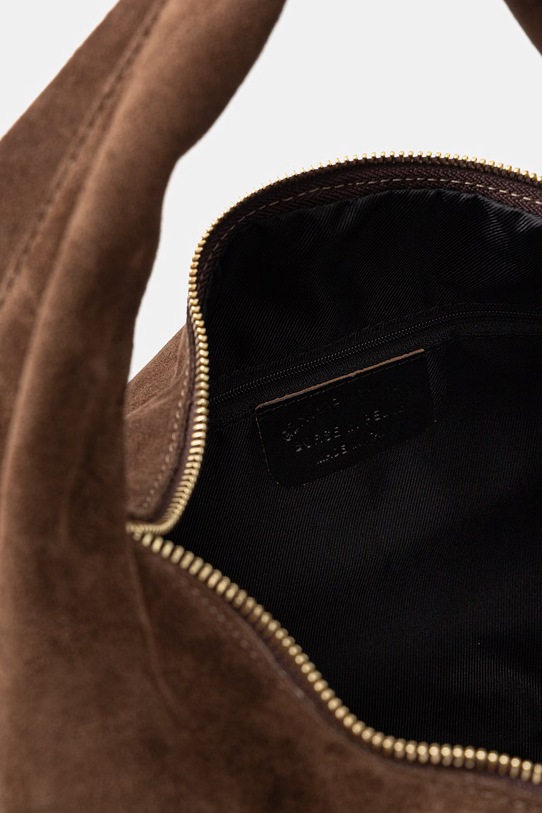 Answear.LAB torebka zamszowa mbp133ho3.isr brązowy